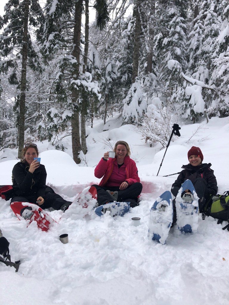 Snowshoeing in Verbier